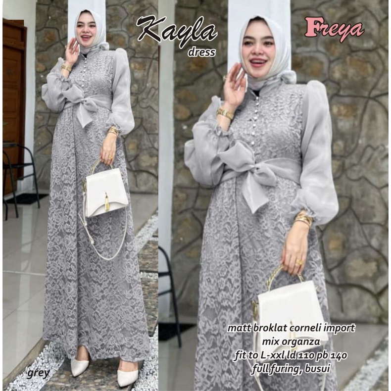 BAJU KAYLA DRESS BY FREYA