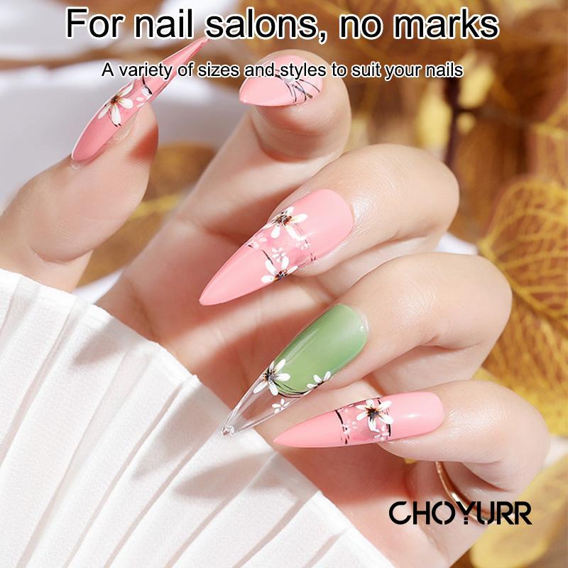 【COD】100Pcs Cetakan Polygel / Cetakan Nail Tip Polygel / Kuku Cetakan Polygel-CH