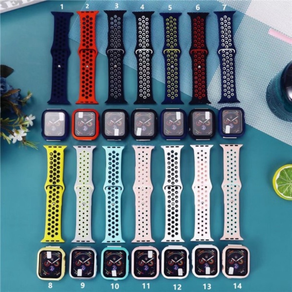 Promo Strap iWatch Nike Bumper Silicone Case Apple Watch Series 1 2 3 4 6 - 40mm Berkualitas
