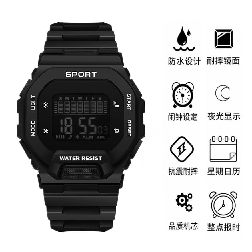 HOT SALE!!! Jam TANGAN SPORT DIGITAL RUBER Water Resist Berenang Mandi Hujan -