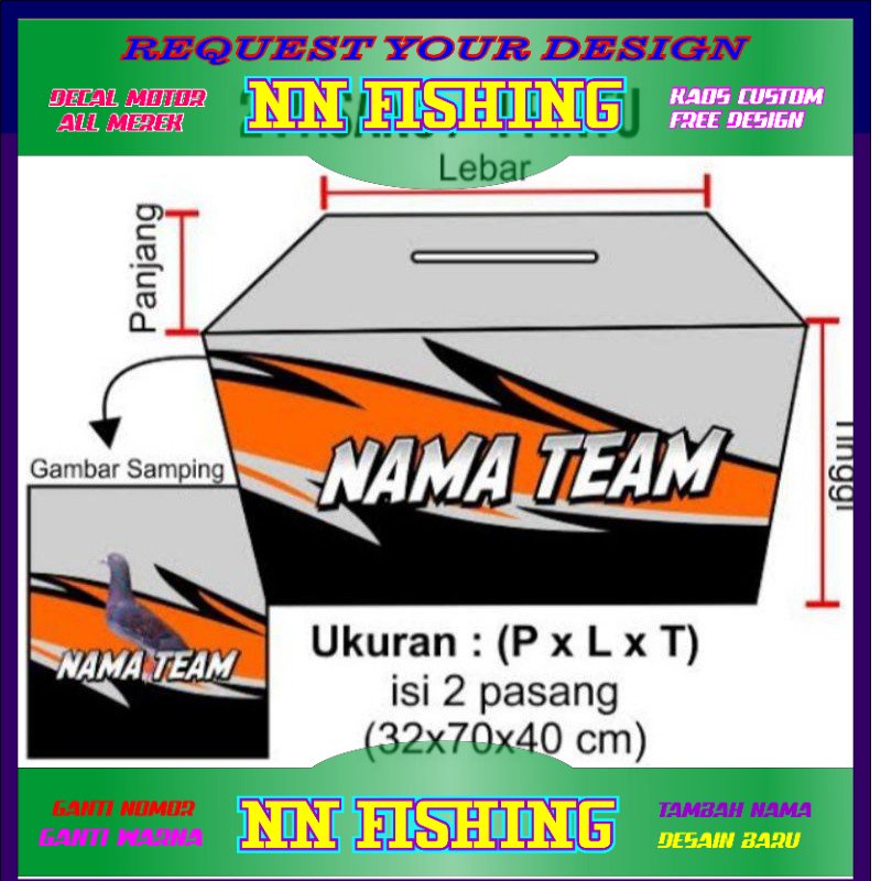 KRODONG BURUNG MERPATI ,DLL DESIGN CUSTOM