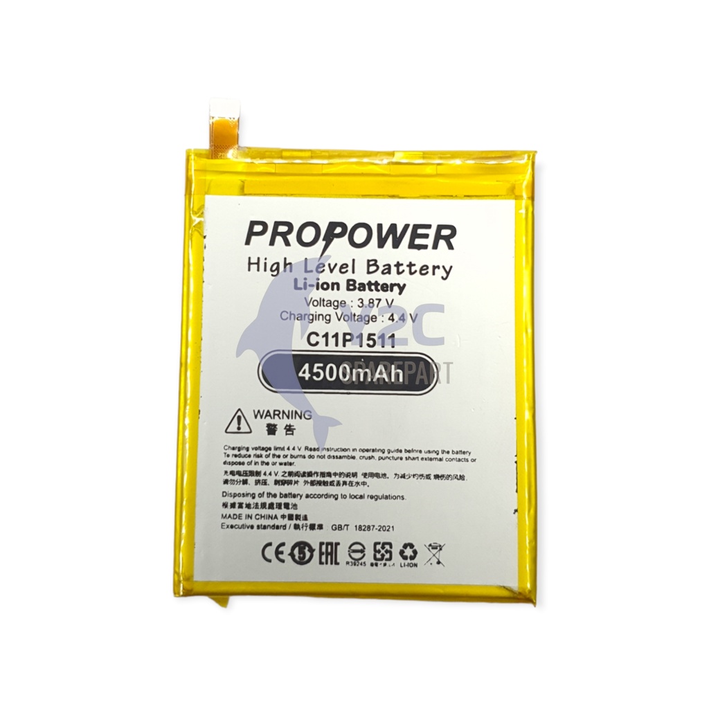 BATERAI PROPOWER ASUS C11P1511 FLEXI LURUS / ZENFONE 3 5.5 / ZE552KL / BATRE BATERE BATRAI BATREI