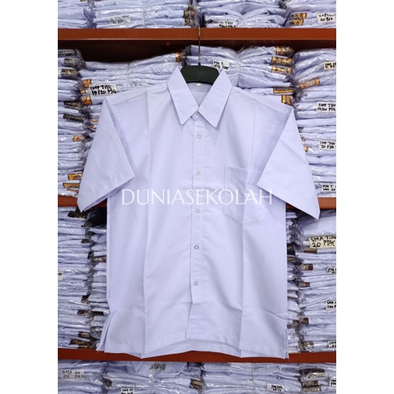 Martin - Baju Kemeja Putih Pria PDH PNS ASN Dinas Formal Kerja Bahan Oxford Tebal