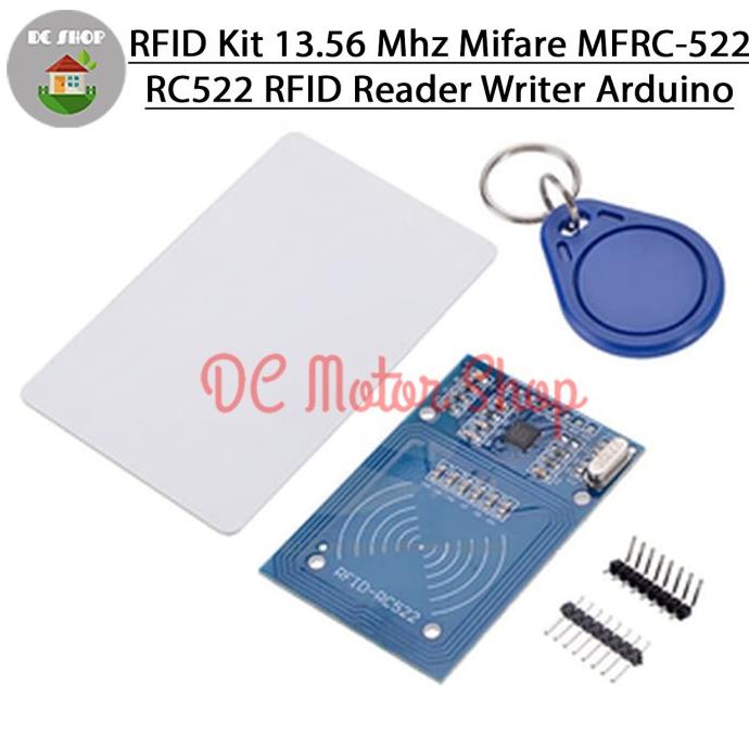RFID Kit 13.56 Mhz Mifare MFRC-522 RC522 RFID Reader Writer Arduino dc-motor90 Ayo Beli