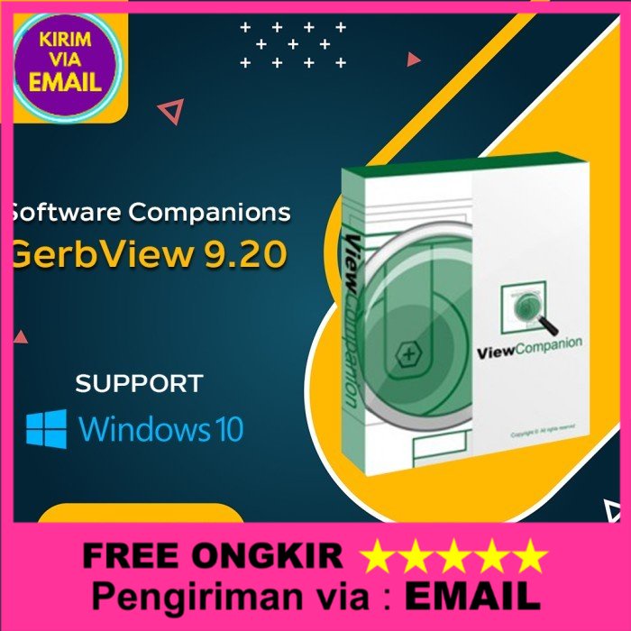 Software Tools Gerber: Software Companions GerbView 9 [Win] Lifetime