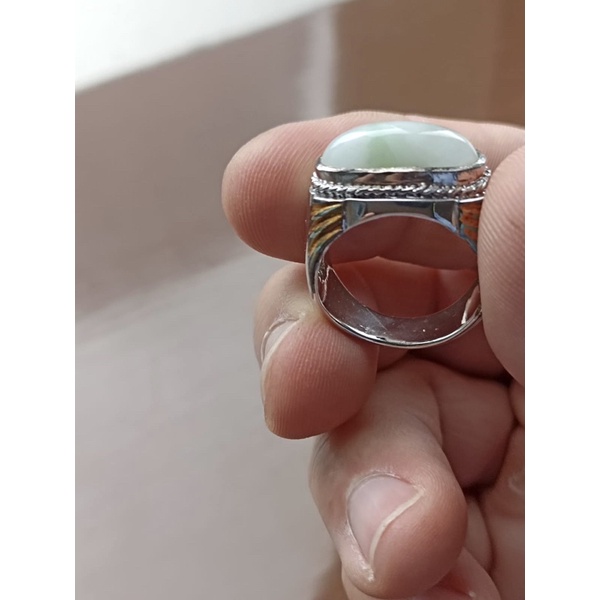 Cincin Batu Permata Jadeite Jade Type A