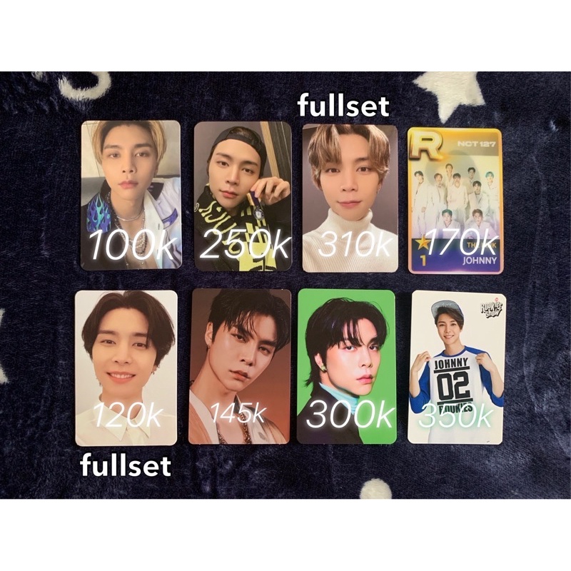 JOHNNY PHOTOCARD ROOKIES BINDER STICKER EMBLEM BADGE SMCU KIHNO FUTURE LUCKY CARD