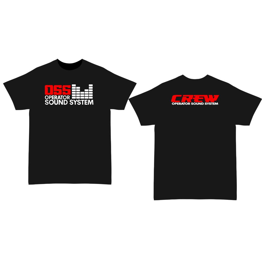 BRU Kaos Baju Audio OSS Operator Sound System OSS Crew Kaos Musik