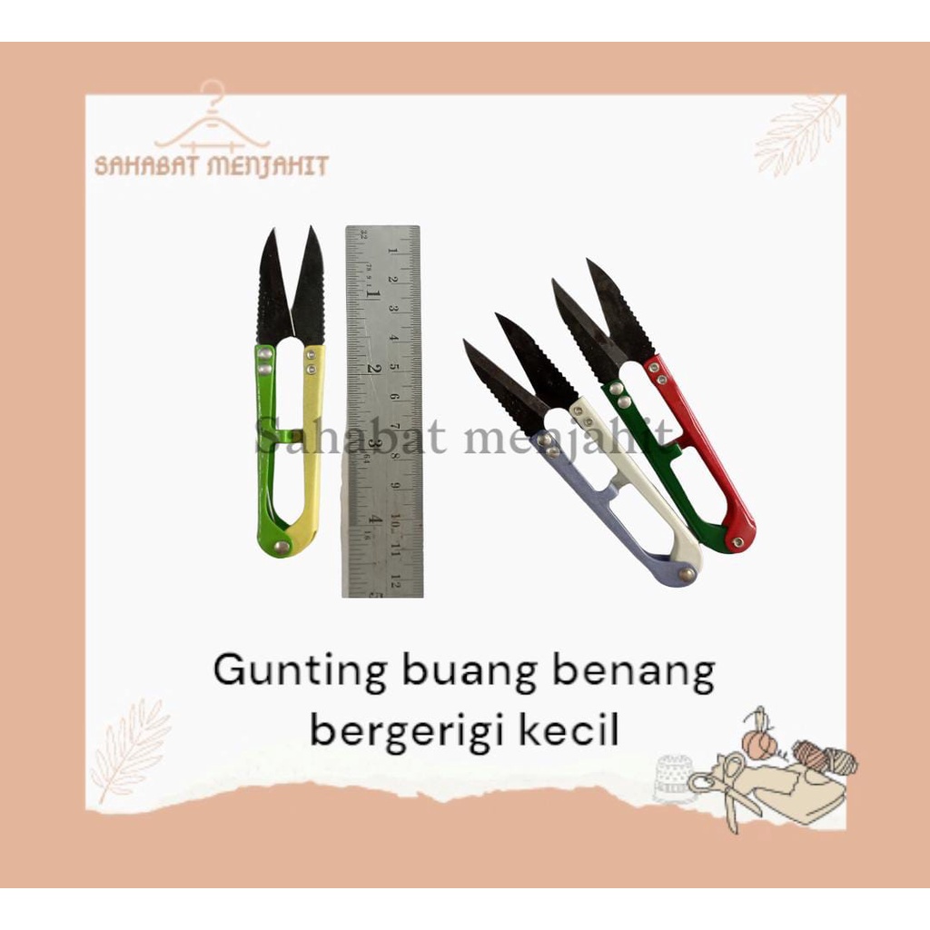

Gunting buang benang / Gunting Cekris / Gunting Bergerigi