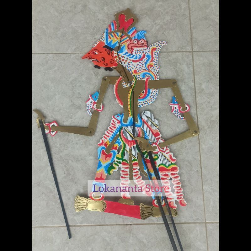 (BAYAR DITEMPAT) Wayang kulit kertas mainan Baladewa Balarama Kakasrana