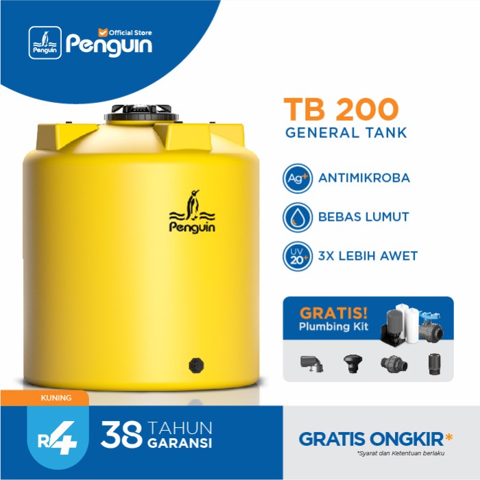 Toren Penguin Tangki Toren Tandon Air Tb 200 2000 Liter