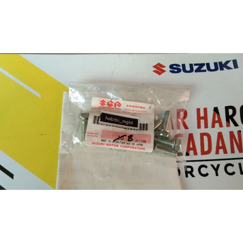 Baut baud leher Knalpot Shogun 110 Shogun R Shogun kebo Original SGP JAPAN