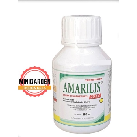 AMARILIS 80ML Obat pembasmi Rayap Bahan Pengawet Kayu AMARILIS 25EC insektisida racun terter