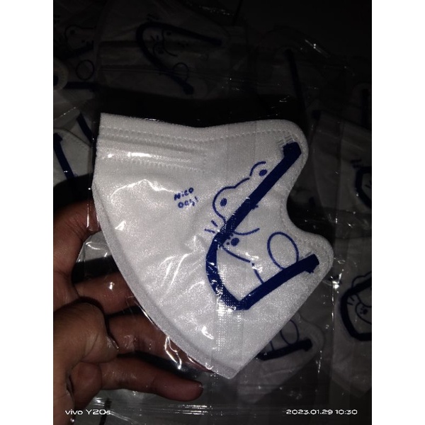 {READY INA}Masker Build (Persis Yang dipakai) (Klein Blue Bear Mask)