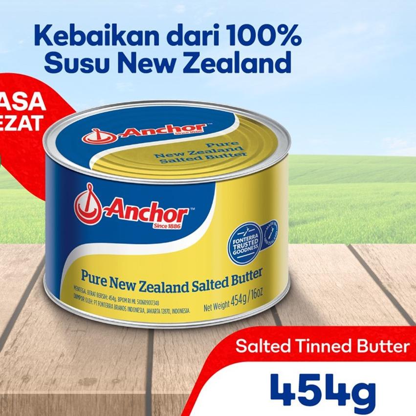 

Promo [HJ6] Anchor Mentega (Butter) Asli New Zealand Salted 454gr