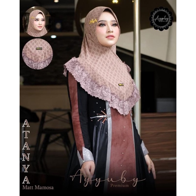 HIJAB INSTAN ATANYA JERSEY MAMOSA ORIGINAL AYYUBY