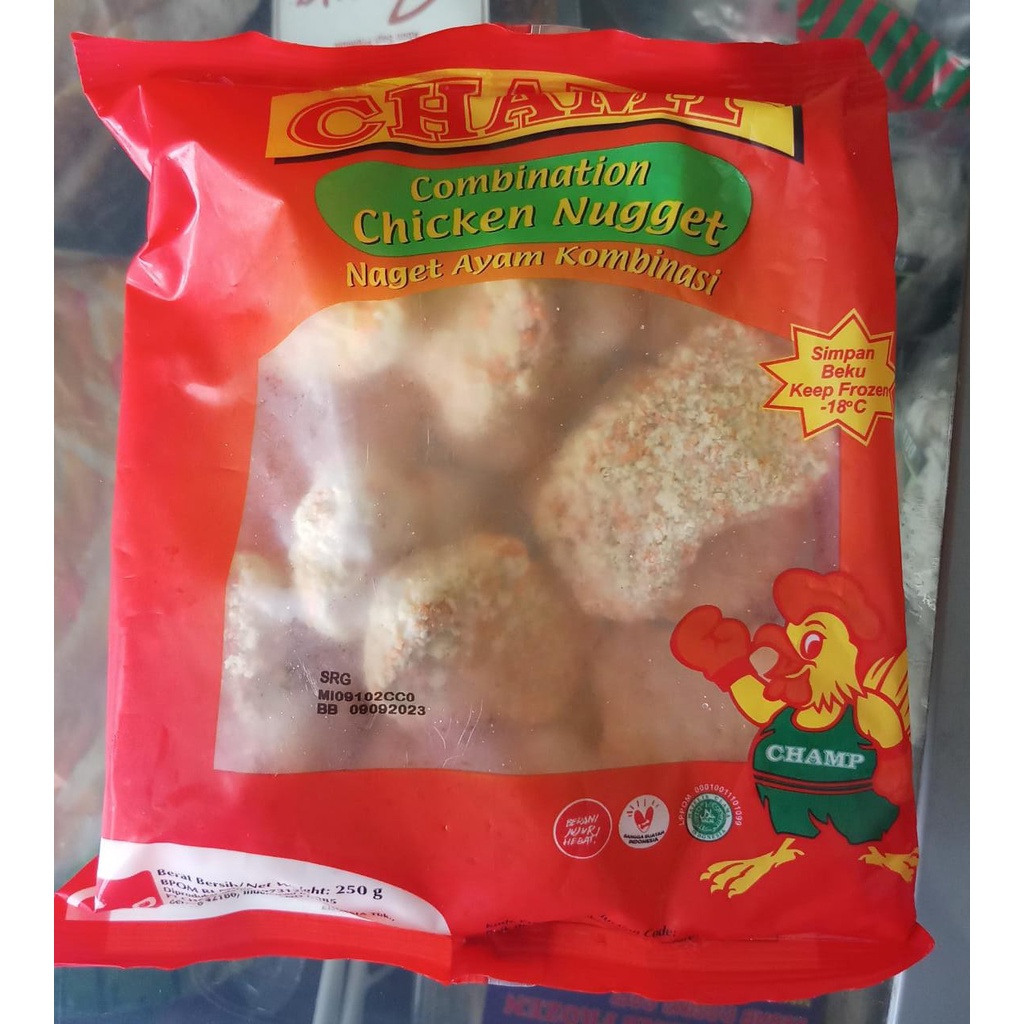 

CHAMP CHICKEN NUGGET 250GR