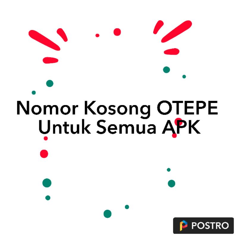 Nomor Kosong Untuk OTEPE Semua Apk