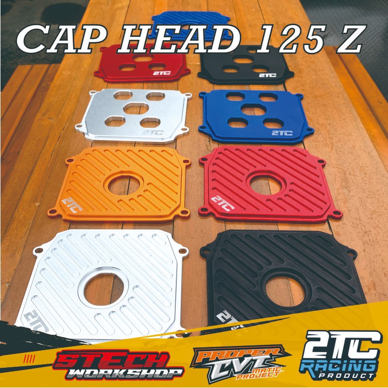 CAP HEAD TUTUP HEAD PLAT PEREDAM YAMAHA 125Z ALUMUNIUM