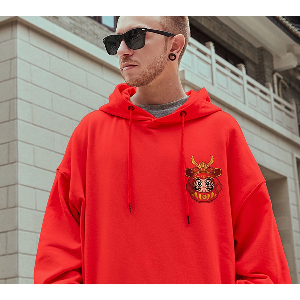 Sweater Hoodie LUCKY CHARM V2 Jumper Pria Wanita Bahan Fleece Tebal Ukuran S M L XL XXL XXXL