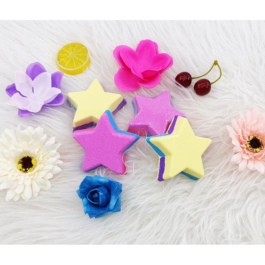 Bath Bomb bintang / bath bomb star Busa wangi  melimpah 70gr dlight beauty