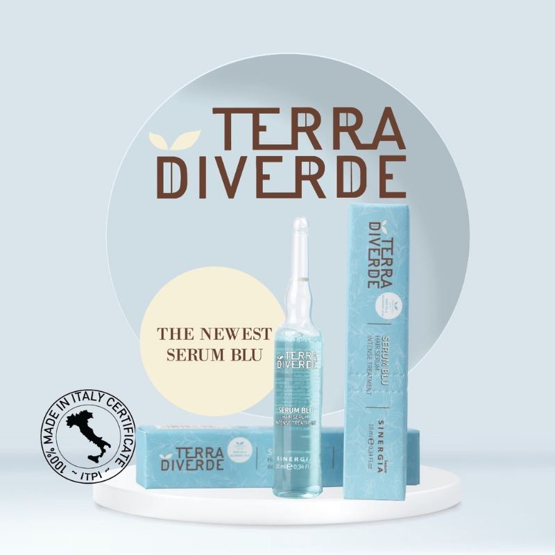 SINERGIA TERRA DIVERDE Serum Blu Seed Oil Hair Serum 10 ML | Blue Vitamin Rambut