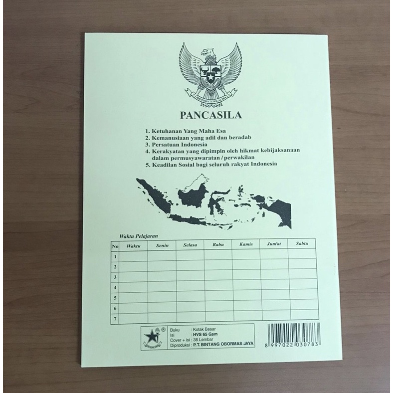 

Buku Tulis Mandarin Kotak Besar Kotak Sedang Garis 5 Bintang Obor