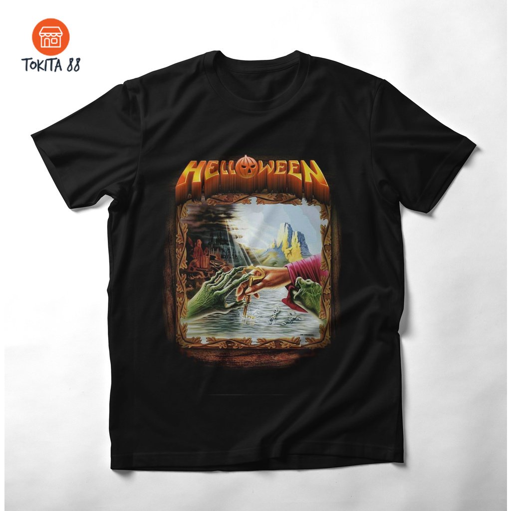 KAOS LENGAN PENDEK HELLOWEEN ORIGINAL DISTRO - KAOS METAL ORIGINAL DISTRO - KAOS DISTRO ORIGINAL