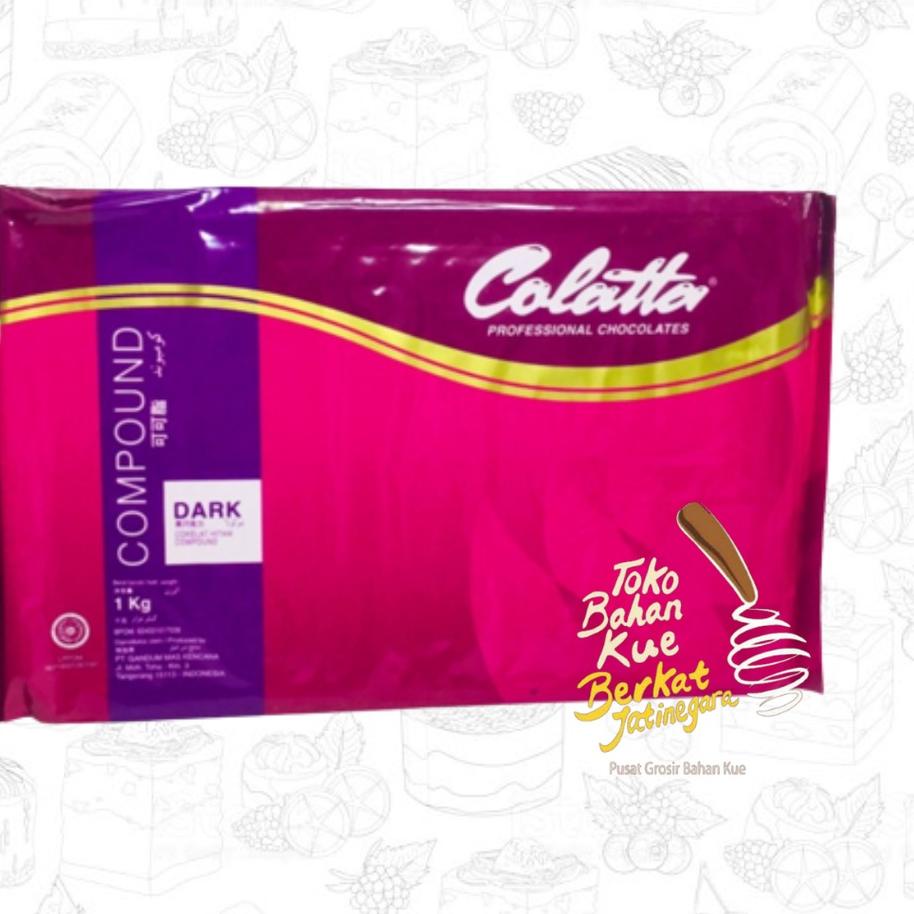 

COD | KJ5|COKLAT BATANG COLATTA DARK 1 KG / CHOCOLATE COMPOUND COKELAT