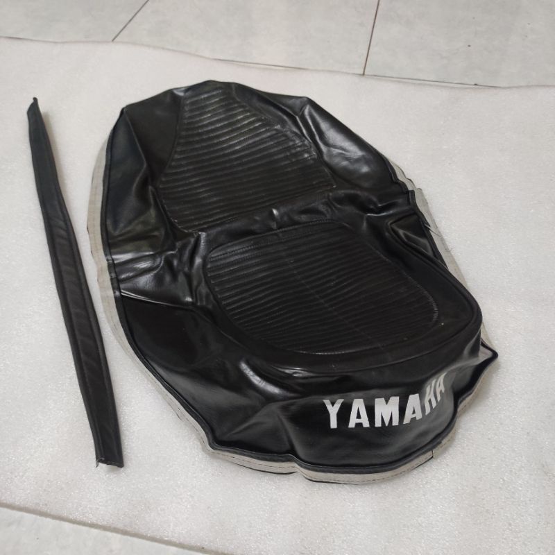 Kulit Sarung jok cover Sadel krakap Yamaha V75 V 75 Bebek Ori original Press timbul Nos