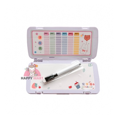 

SIAP KIRIM Kotak pensil unicorn papan tulis / Kotak pensil unicorn plus papan tulis / tempat pensil bukaan