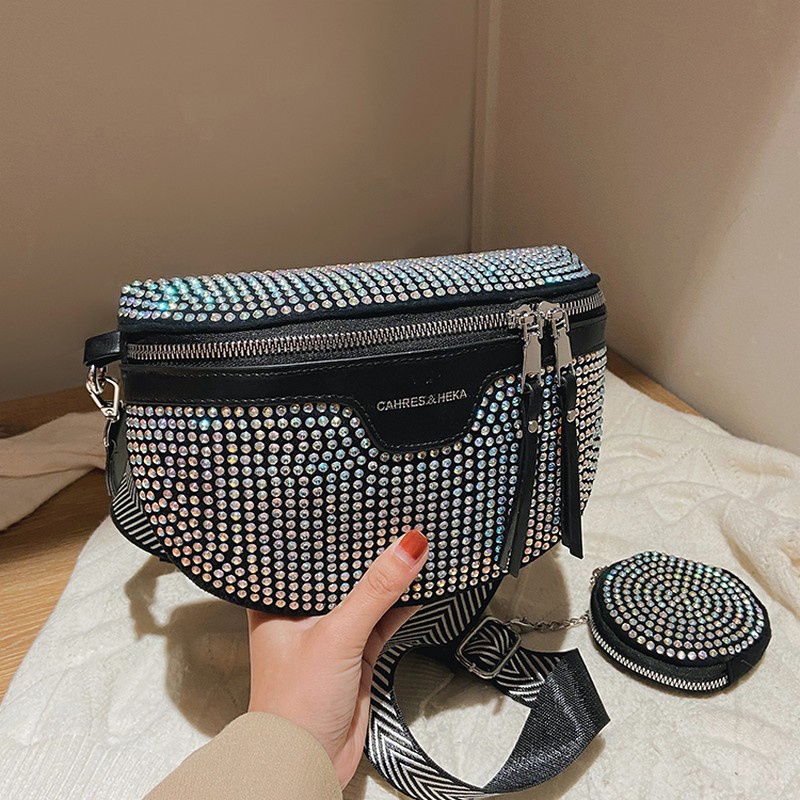 Tas Selempang Shiny Wanita Korea P499