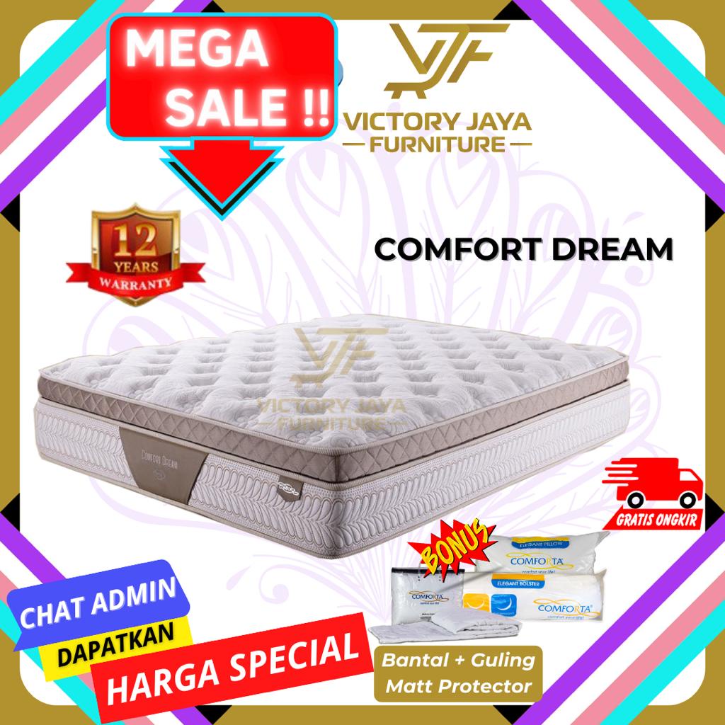 Kasur Spring Bed Comforta New Comfort Dream (Hanya Kasur) Uk 180x200
