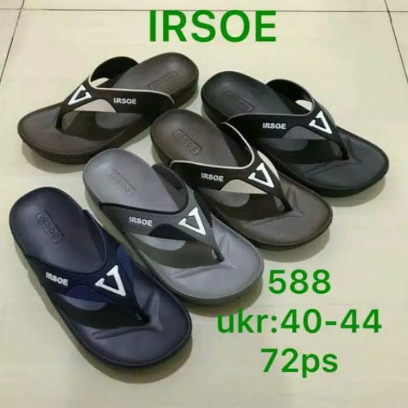 Irsoe 588/Sandal Jepit Pria/Sandal Jepit Wanita/Sandal Karet Pria/Sandal Karet Wanita/Sandal Pria/Sa