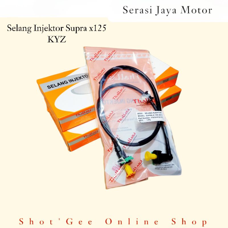 THALLAND SELANG INJEKTOR SUPRA X 125 F1 (KZY) SELANG INJECTOR SUPRA X125 F1 (KZY