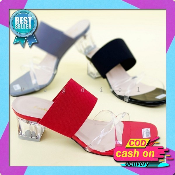 Sandal Hiils Wanita / Sandal Pesta Terbaru Calbi Sandal Heels Wanita Import Sendal Kondangan Wanita 