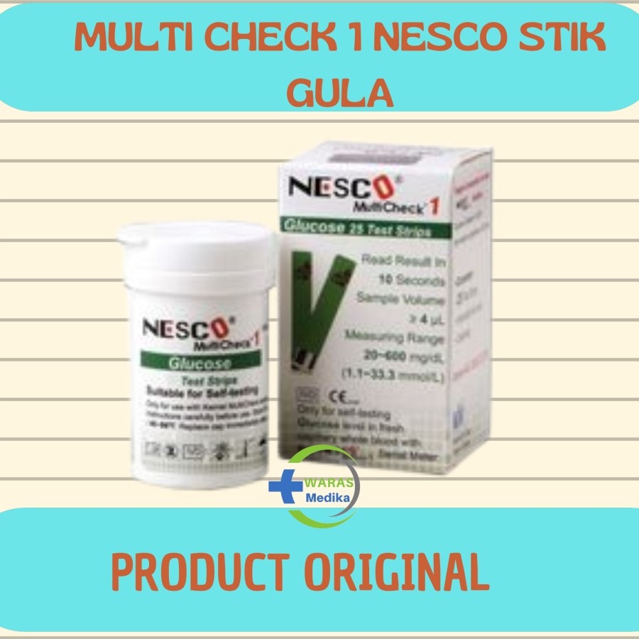 gula darah nesco /  glucose nesco / stik gula darah nesco