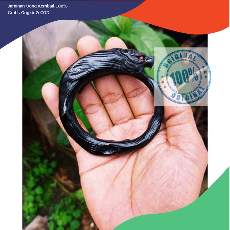 gelang Akar Bahar Ukir Macan/gelang akar bahar