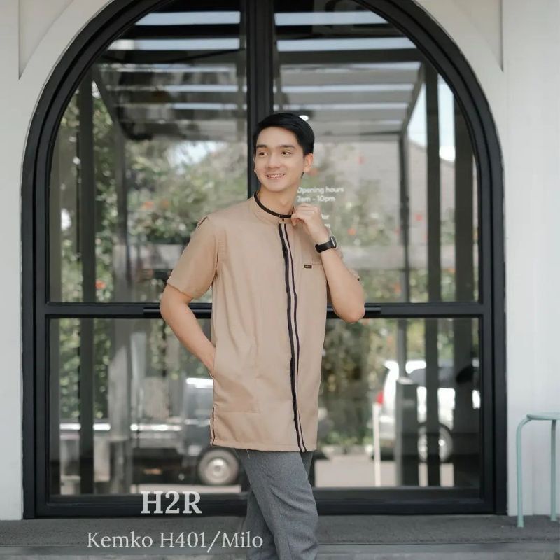 Baju Koko Kurta Dewasa Lengan Panjang Material Catton  Adem Serap Keringat