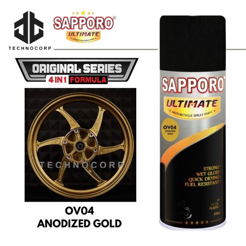 

Cat SAPPORO ULTIMATE OV04 Anodized Gold / Chrome Effect