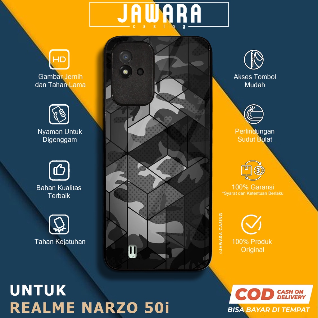 Case Realme Narzo 50i Casing Realme Narzo 50i Jawara Casing [SLDR] Case Glossy Case Aesthetic Custom