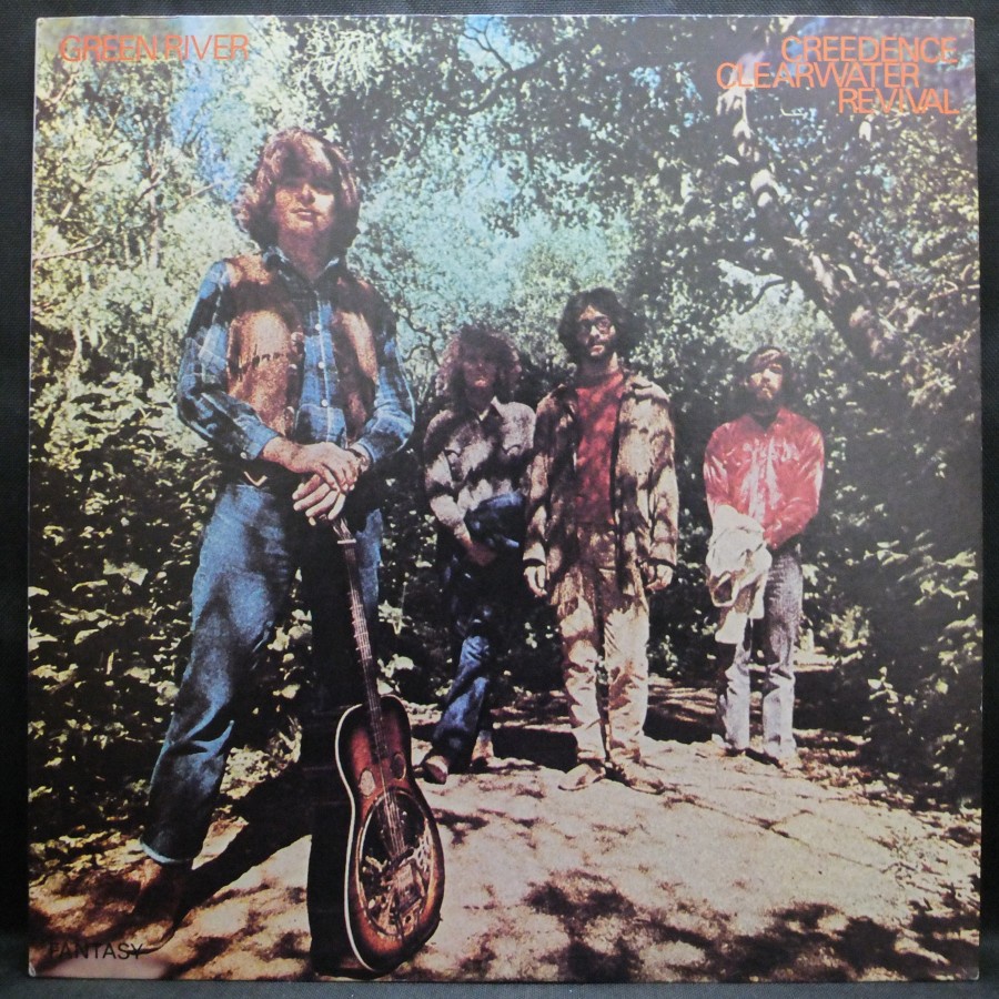 Vinyl Folk Rock, Creedence Clearwater Revival – Green River, Piringan Hitam 12" LP Album