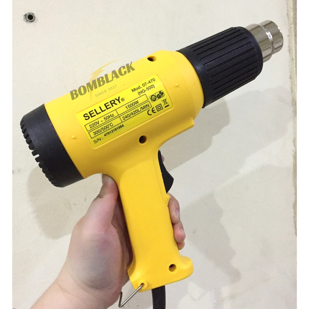 Hot Air Gun Sellery Heat Gun Pistol Pemanas Listrik Hot Gun MURAH