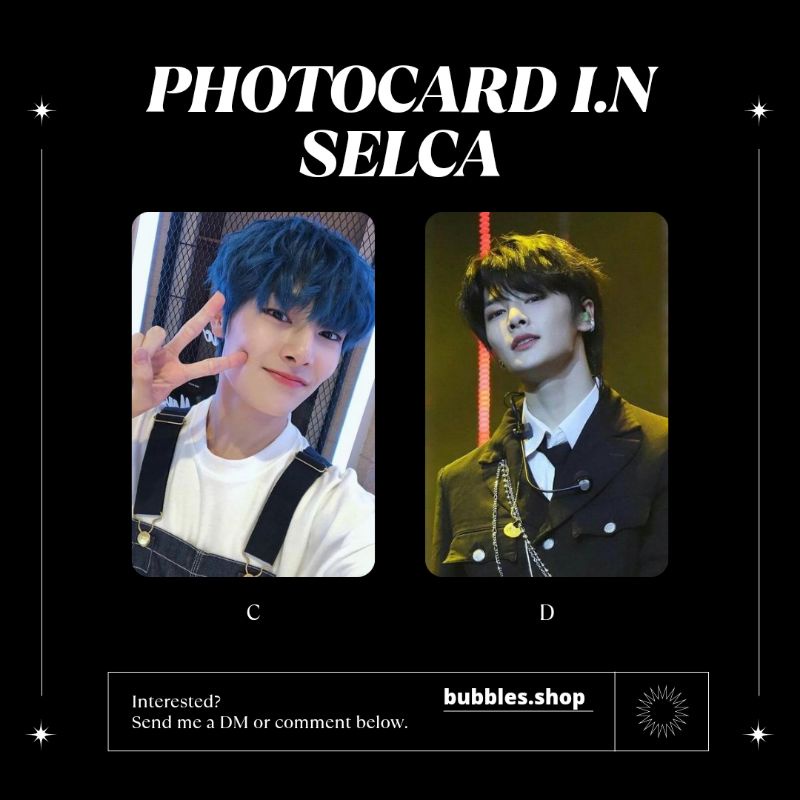 PHOTOCARD UNOFFICIAL I.N STRAYKIDS SELCA