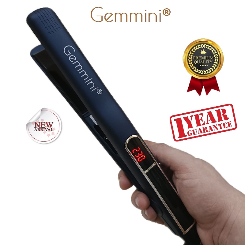 Gemmini HighEnd Version GM36 Catokan rambut 4in1 Tourmaline Black Plate