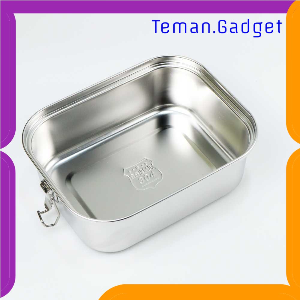 TG - DPR HE JIA FAN LE Kotak Makan Bento Lunch Box Stainless Steel - HS233