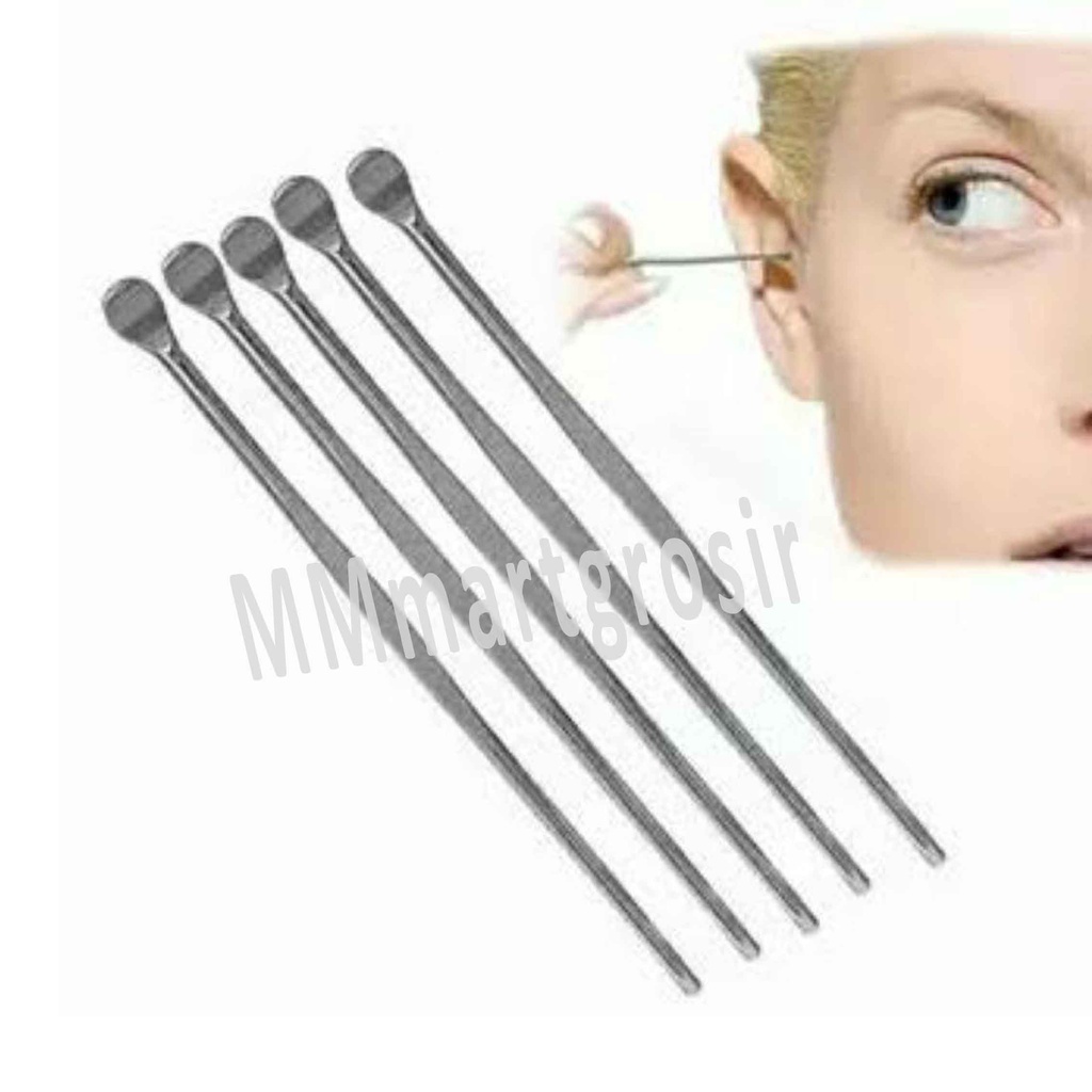 Sansan EAR PICK / Korek Kuping Besi / Pembersih Telinga / isi 12 pcs