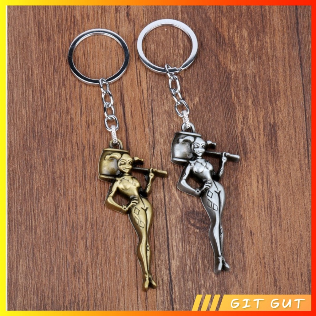 Keychain Gantungan Kunci Suicide Squad Harley Quinn Joker