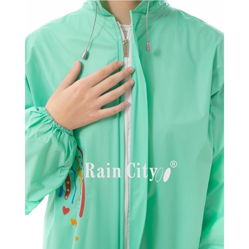 Jas Hujan Setelan Rainbow Jaket Celana Famous Stelan Lotus Pria Wanita Raincity 69118 Tiger Head