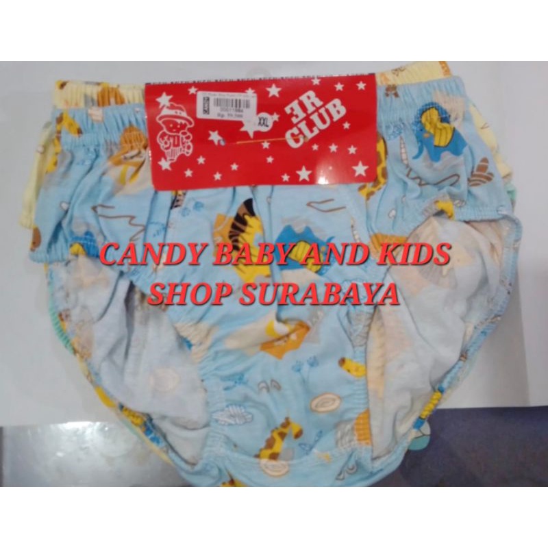 Celana Dalam Anak Ryan Club Putih Warna Print M-4L CD Murah Halus Lembut SNI